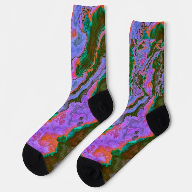 Sour Marble Socks Socken (Linkes Detail)