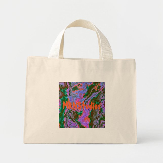 Sour Marble Tote Bag Mini Stoffbeutel (Vorne)