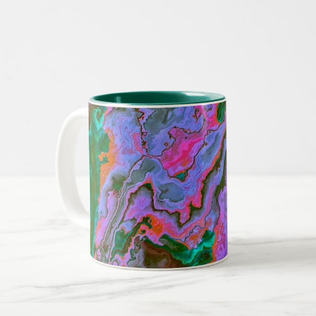 Sour Marble Zweifarbige Tasse (Vorderseite Links)