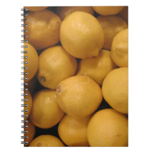Sour Yellow Lemons Notizblock