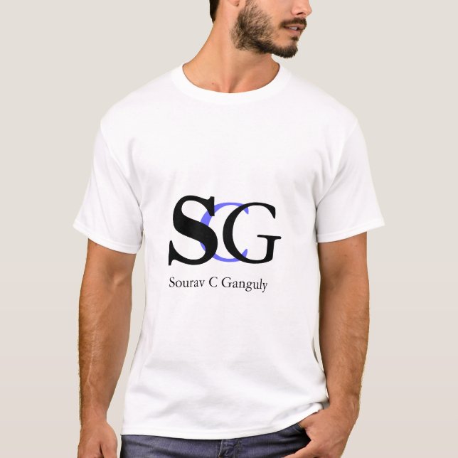 Sourav Ganguly (SCG) T-Shirt (Vorderseite)