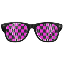 Source Vermisst Texture Retro Party Shades, Schwar