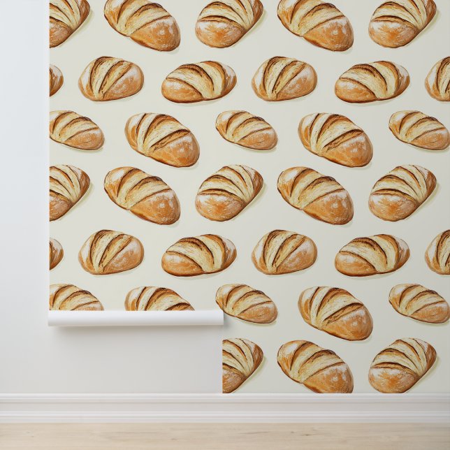 Sourdough Broad Loaves Bäckerei Küche Tapete (Anwendung)