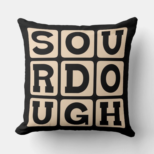 Sourdough, San Francisco Brot Kissen (Vorderseite)