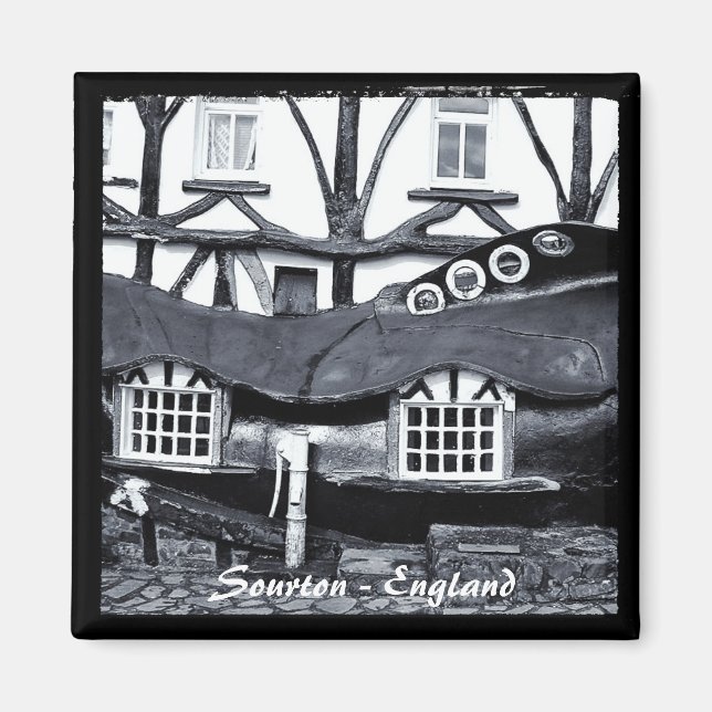 Sourton, HighwayMan Inn, England (Kühlschrankmagne Magnet (Vorne)
