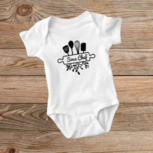Sous-Chef Mama und Baby Küche Strampler