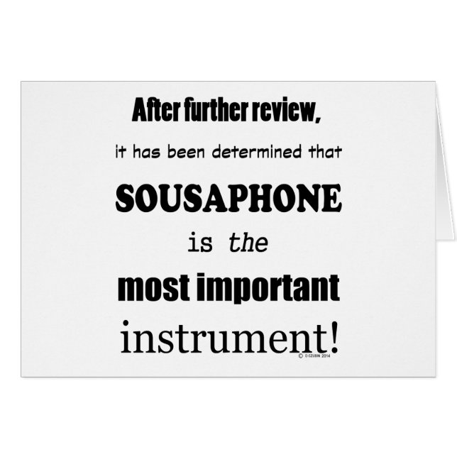 Sousaphon wichtigstes Instrument (Vorderseite (Horizontal))