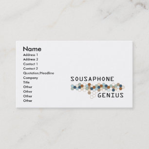 Sousaphone-Genie Visitenkarte