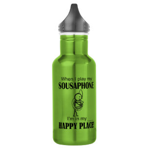 Sousaphone Happy Place Edelstahlflasche