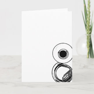 Sousaphone-Karte Karte