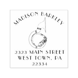 Sousaphone Marching Band Music Teacher Musiker Permastempel