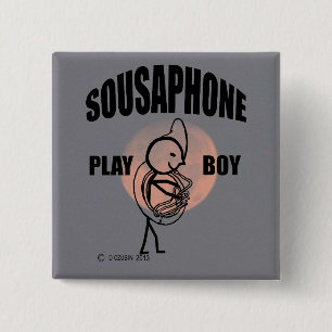 Sousaphone Play Boy Button