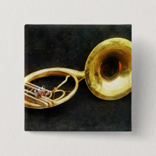 Sousaphone-Stillleben Button