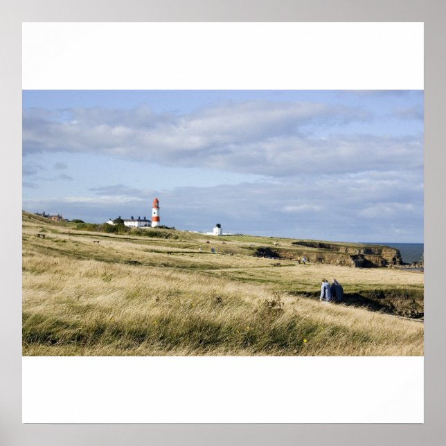 Souter Lighthouse Print Poster (Vorne)