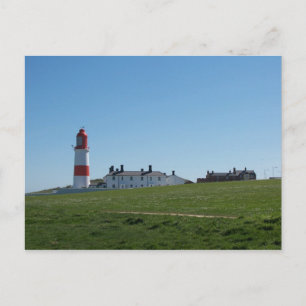 Souter Lighthouse summer Postkarte