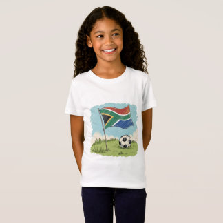 South Africa flag and soccer ball T-Shirt