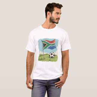South Africa flag and soccer ball T-Shirt
