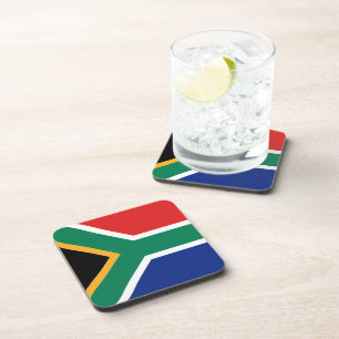 South Africa Flag Coaster Getränkeuntersetzer