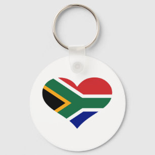 South Africa flag heart Schlüsselanhänger