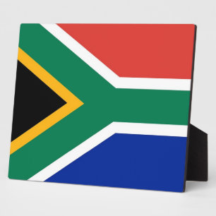 South African Flag Plaque Fotoplatte