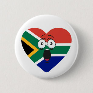 South African heart - For real South Africans! Button