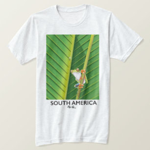 South America Tree Frog Urlaubsposter T-Shirt