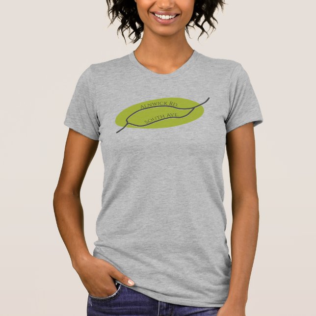 South Ave, Alnwick Rd. Loop-Shirt T-Shirt (Vorderseite)