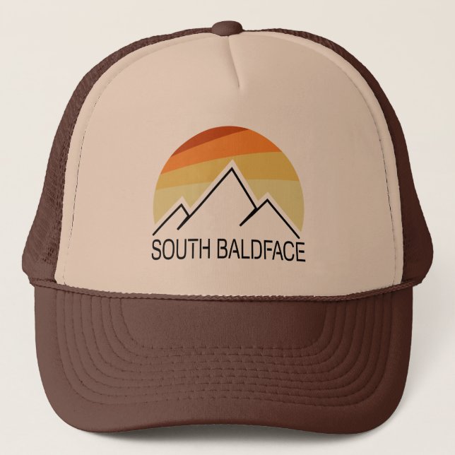 South Baldface New Hampshire Retro Truckerkappe (Vorderseite)