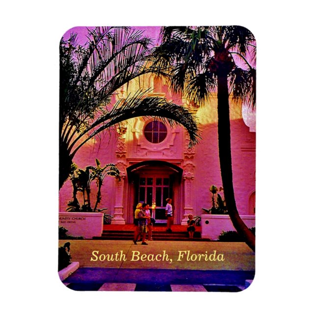 South Beach, Florida Magnet (Vertikal)