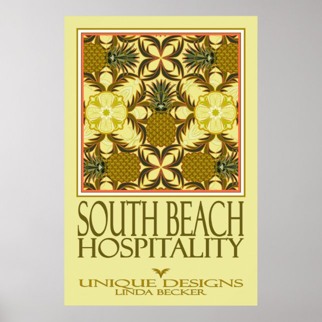 South Beach Hospitality Poster (Vorne)