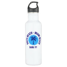South Beach Miami Beach Florida Water Bottle Edelstahlflasche