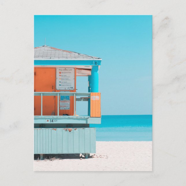 South Beach, Miami Beach, Vereinigte Staaten Postkarte (Vorderseite)