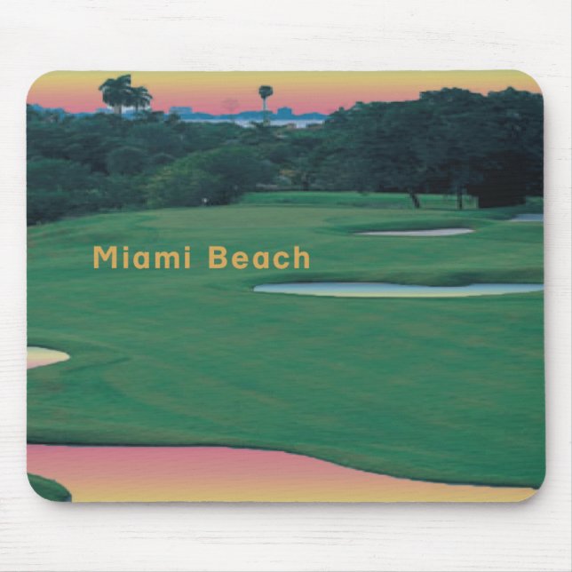 South Beach - Miami GOLF Mousepad (Vorne)