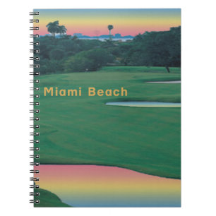 South Beach - Miami GOLF Notizblock