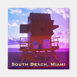 South Beach, Miami Lifeguard Stand (Ocean Rescue) Magnet