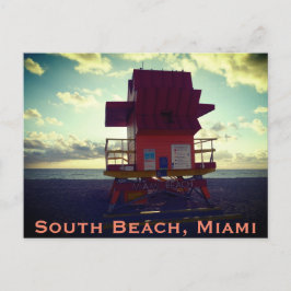 South Beach, Miami Lifeguard Stand (Ocean Rescue) Postkarte