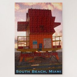 South Beach, Miami Lifeguard Stand (Ocean Rescue) Puzzle