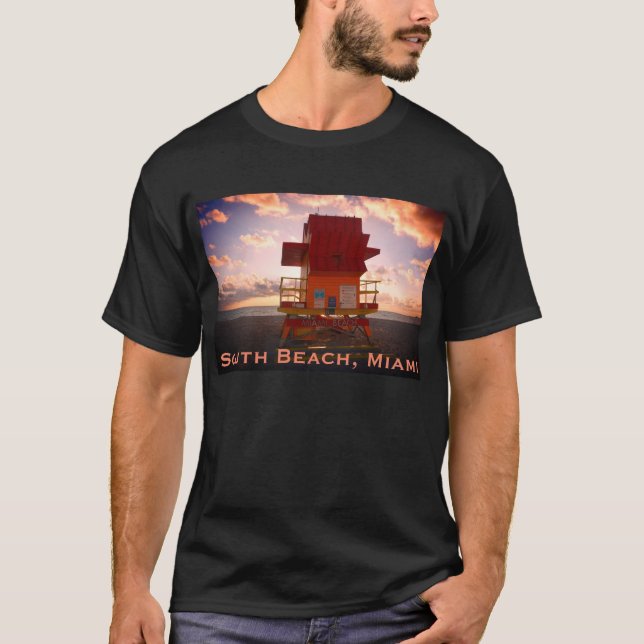 South Beach, Miami Lifeguard Tower (Ocean Rescue) T-Shirt (Vorderseite)