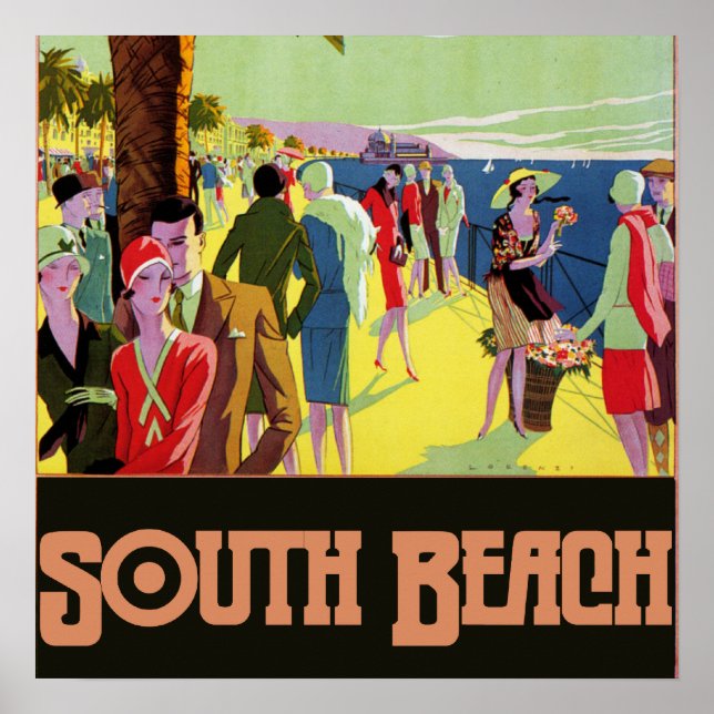 South Beach Poster (Vorne)