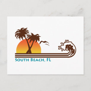 South Beach Postkarte