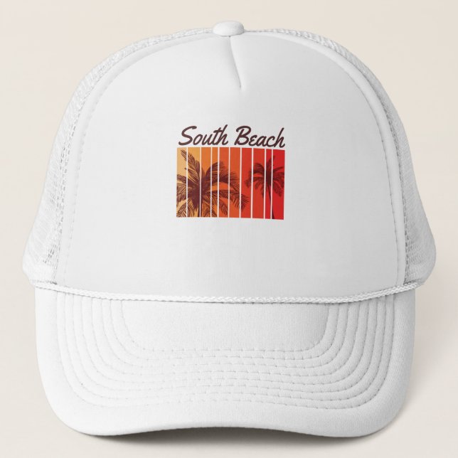 South Beach Truckerkappe (Vorderseite)