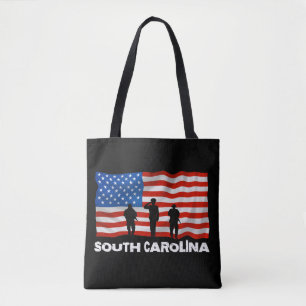 South Carolina American Flag