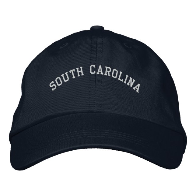 South Carolina bestickte Basis-Cap-Marine Bestickte Kappe (Vorderseite)