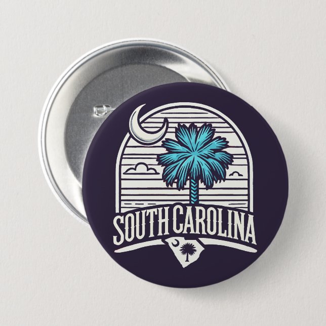 South Carolina Button (Vorne & Hinten)