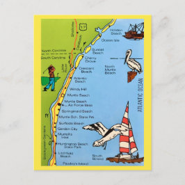 South Carolina Coast Postcard Postkarte