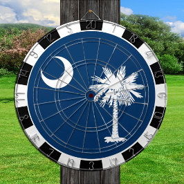 South Carolina Dartboard & Carolina Flag / Tafel Dartscheibe
