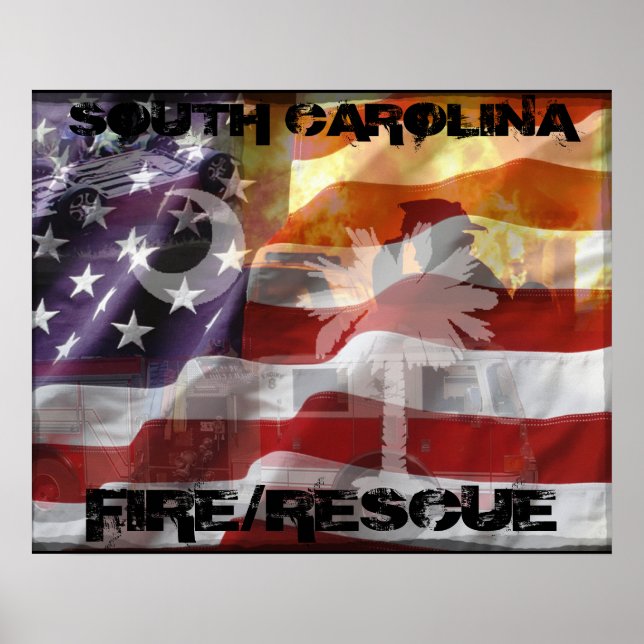 South Carolina Fire/Rescue Poster (Vorne)