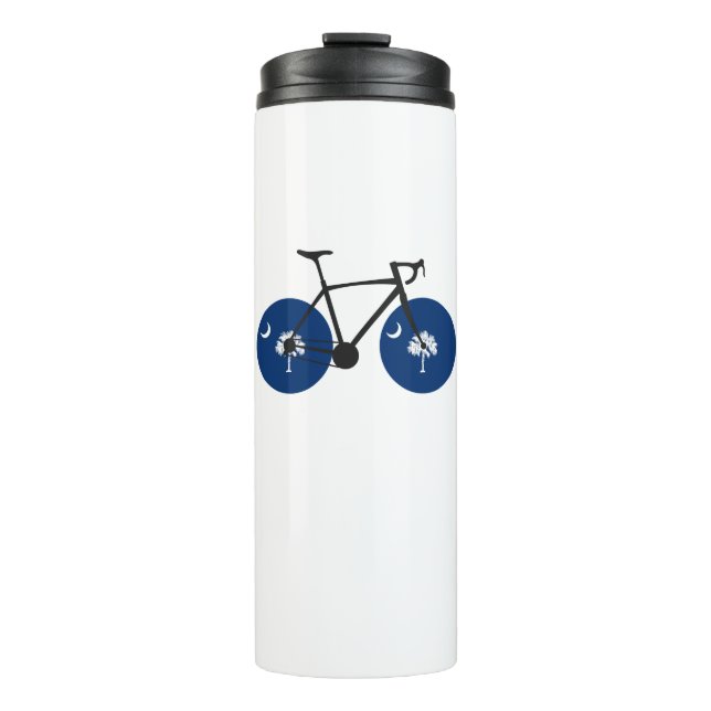 South Carolina Flag Bicycle Thermosbecher (Vorderseite)
