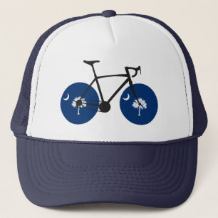 South Carolina Flag Bicycle Truckerkappe
