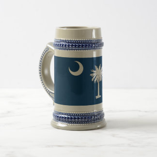 South Carolina Flag Bierglas